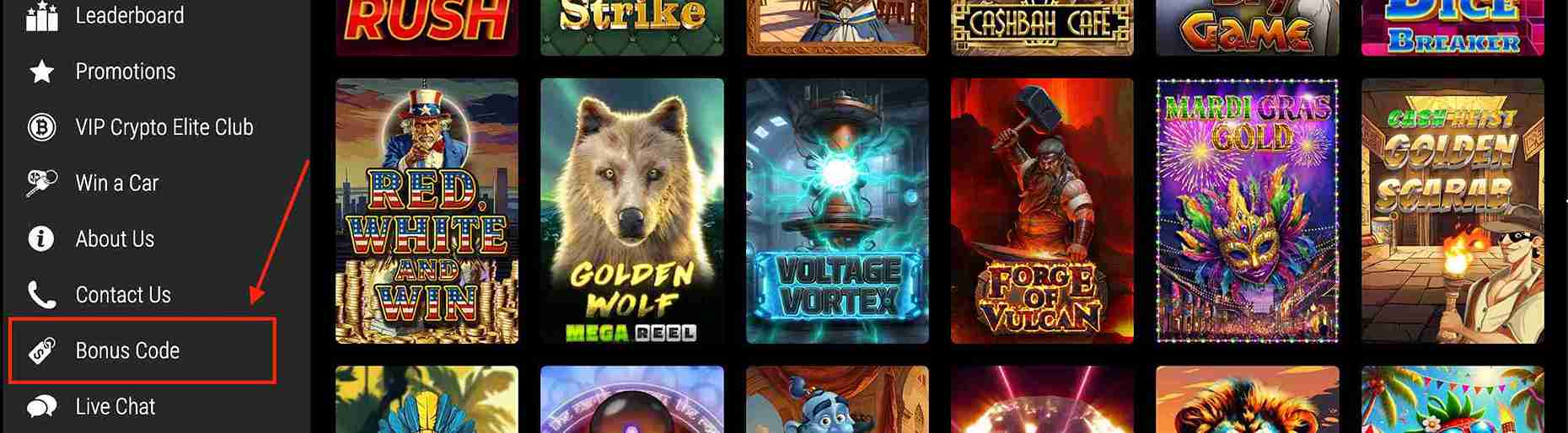 Big Dollar Casino bonus