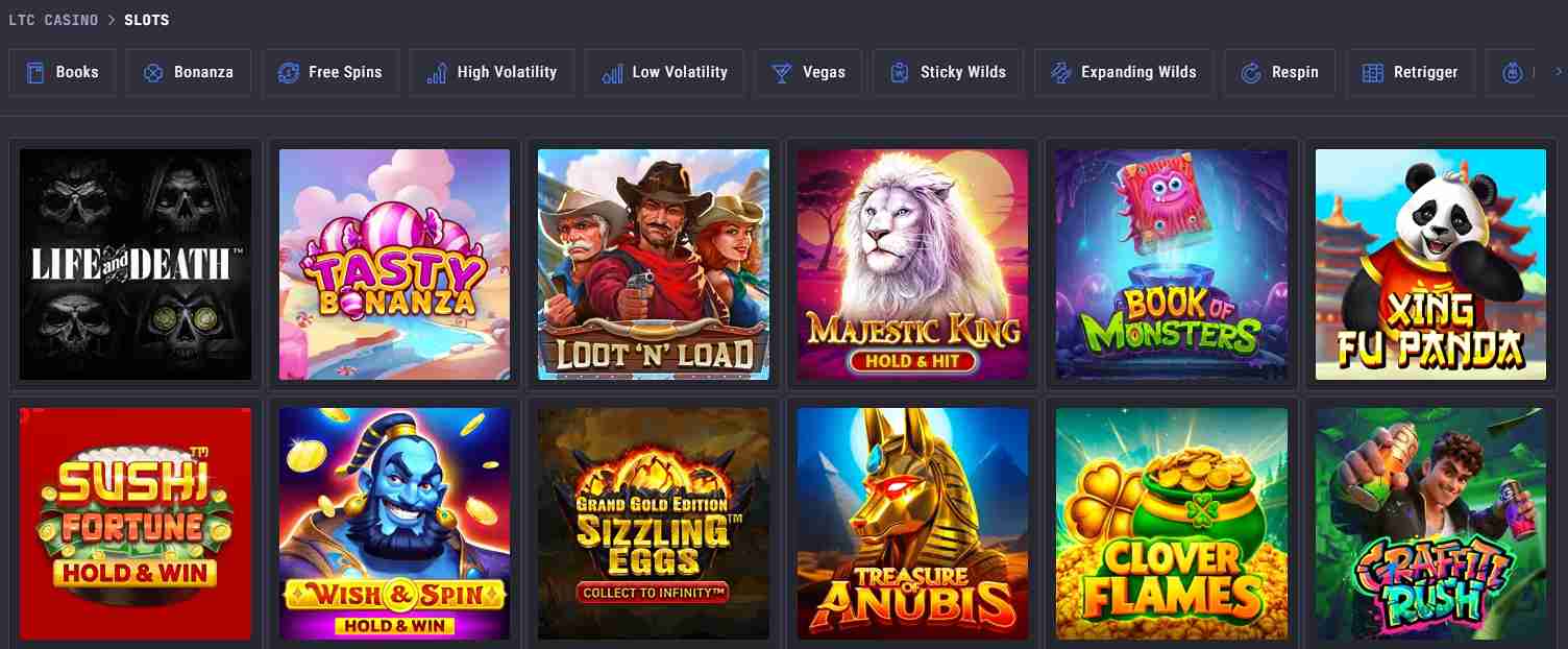 LTC Casino slots
