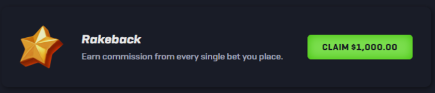 Rollbit Casino Daily Rakeback