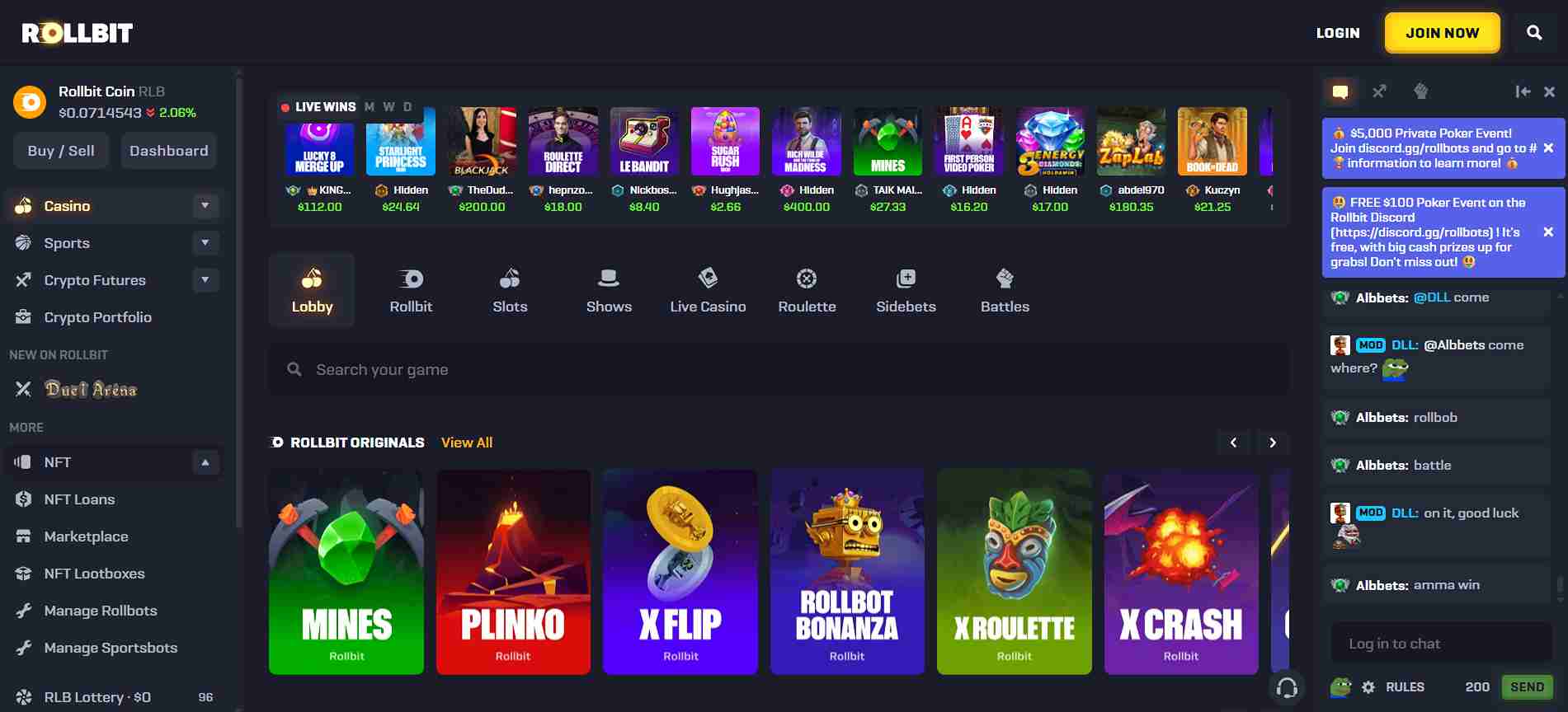 Rollbit Games