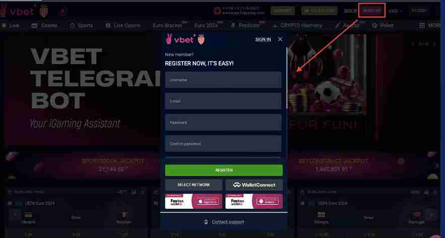 vbet casino no deposit bonus