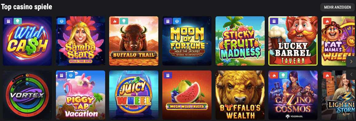 king billy casino Spiele und Software
