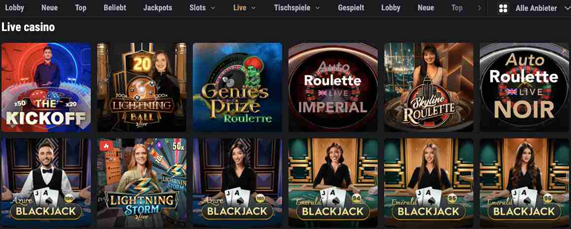 king billy casino live casino