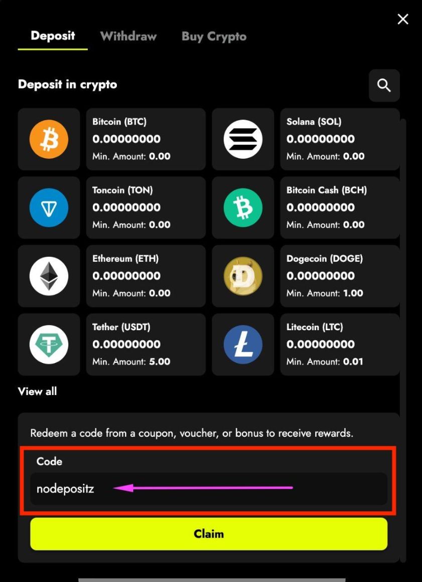 Telbet promo code “nodepositz” entry during registration